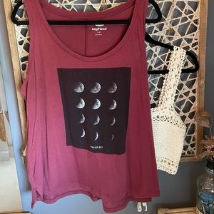 Moon Graphic tank top